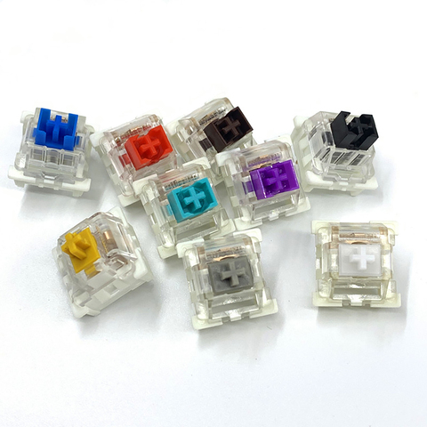 Outemu Switches for Mechanical Keyboard Black Blue Brown Red Purple Green Golden Silver  Silent Clear Gray Axis Gaming PC ► Photo 1/6