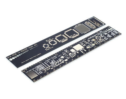 PCB Ruler For Electronic Engineers For Geeks Makers For Fans PCB Reference Ruler PCB Packaging Units v2-6 I72 PCB Rule ► Photo 1/3