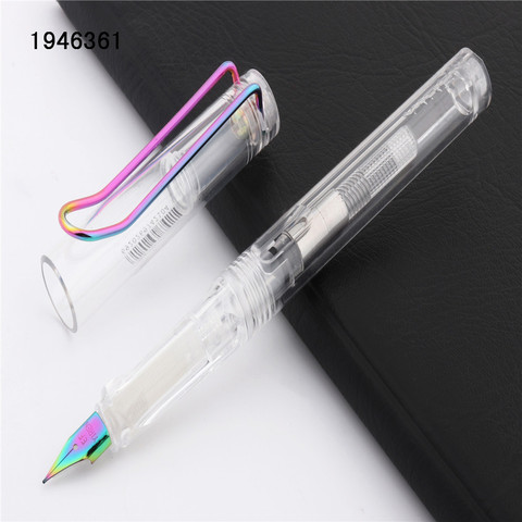 New Luxury quality 401 Transparent white school office Fountain Pen New Student School Office Stationery ► Photo 1/6