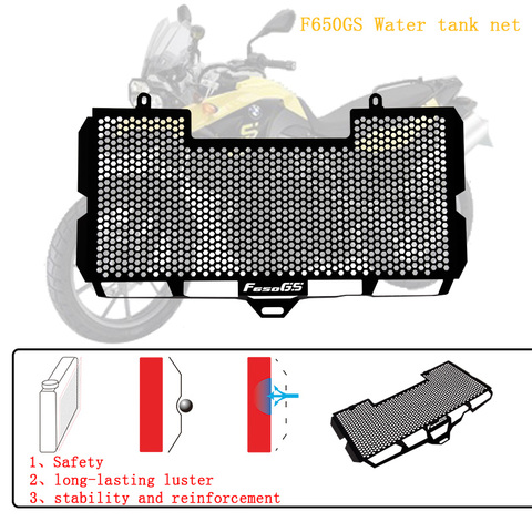 For BMW F800GS F700GS F650GS F800S F800R Motorcycle Accessorie Radiator Guard Grille Grill Cover Cooler Protector Moto Parts ► Photo 1/6