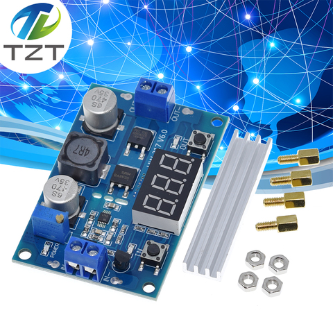 TZT DC DC-DC 3~35V to 3.5~35V LTC1871 Booster step up Step-up module Converter Regulated Power Supply+VoltMeter ► Photo 1/6