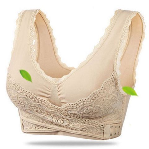Fashion Front Closure Lace Bras for Women Comfy Cotton Sexy Push