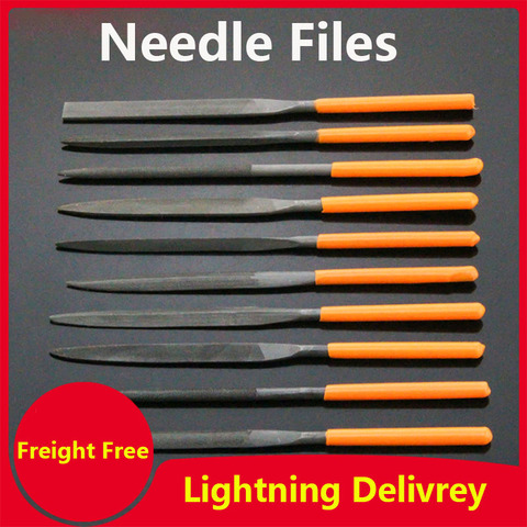 Needle Files-File Set Of Carpenter's Polishing Pin File Steel File Metal Triangular Semicircle Mini Precision Needle File Set ► Photo 1/6