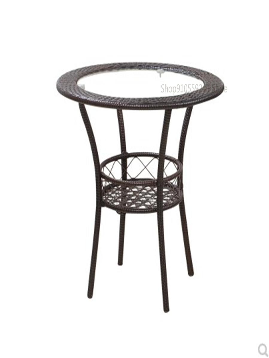 Modern Simple Fashion Tempered Glass, Origin Of The Round Table