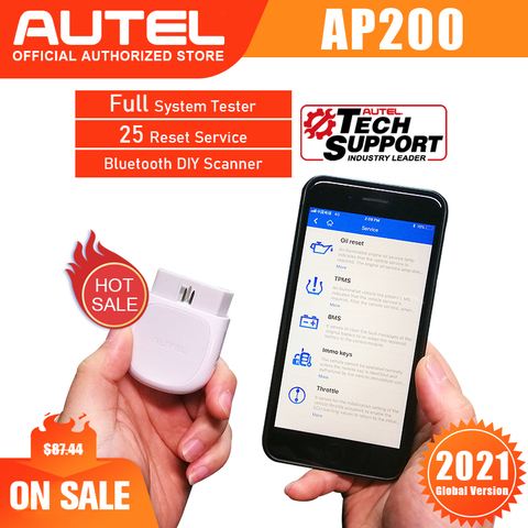 Autel AP200 Bluetooth OBD2 Scanner Automotivo Tool  Full System Code Reader Car Diagnostic Tool PK Thinkcar Thinkdiag Easydiag ► Photo 1/6