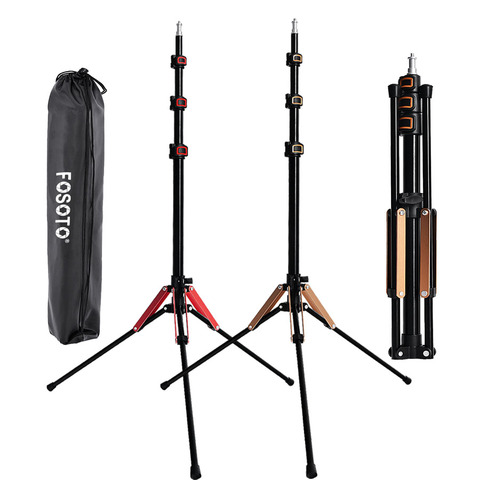 Fosoto FT-195 1/4 Screw Folding Light Tripod Stand For Photo Studio Photographic Lighting Softbox Video Flash Umbrellas Youtube ► Photo 1/6