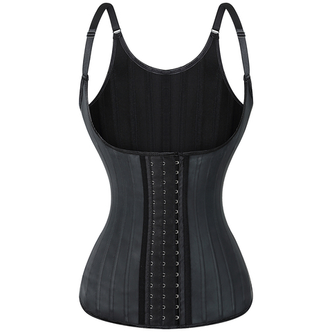 Latex Vest Waist Trainer Corset Body Shaper 25 Steel Bones Shapewear Colombian Girdles Belly Slimming Sheath Modeling Strap Faja ► Photo 1/6