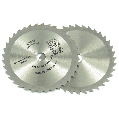 1pcs Out Diameter 85 mm 24 T Mini Circular Saw Blade Wheel Discs Wood Cutting Blade Inner Diameter 10mm 15mm ► Photo 1/6