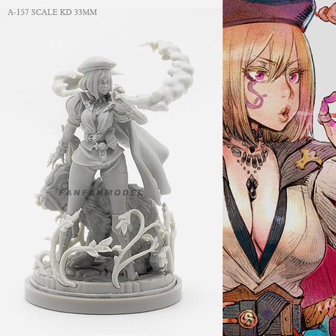 30MM Resin Kits Beauty Soldier  goddess self-assembled A-157 ► Photo 1/1