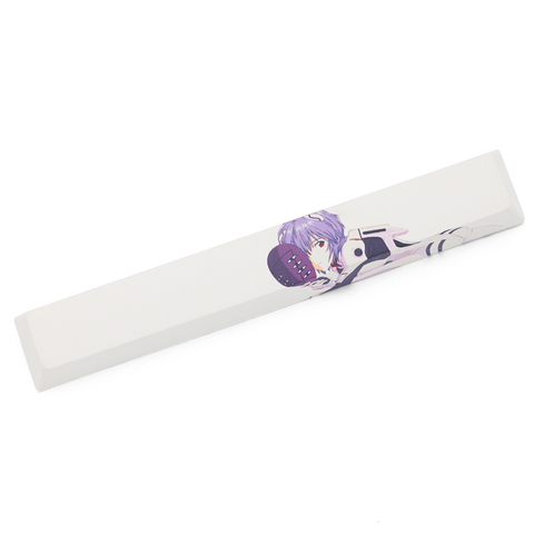 Novelty allover dye subbed Keycaps spacebar pbt custom mechanical keyboard EVA Ayanami Rei  あやなみ レイ ► Photo 1/3