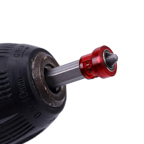 1PC Electric Screw Tool Accessories 1/4 Screwdriver Bits Red Head Magnet Driver Hex Shank With Magnetizer Cross Magnetic Bit ► Photo 1/6