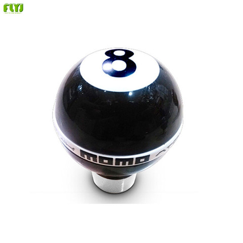 Momo Auto Car Styling Manual Gear Knob Shift Shifter Lever Cover Good Handle Cue Ball 8 Ball Billiard NO.8 Black car accessories ► Photo 1/6