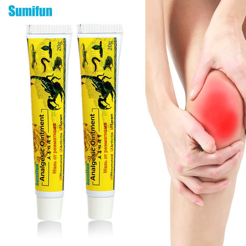 Sumifun 1PCS Scorpion Pain Relief Ointment Arthritis Analgesic Cream Rheumatoid Joint Back Knee Treatment Herbal Medical Plaster ► Photo 1/6