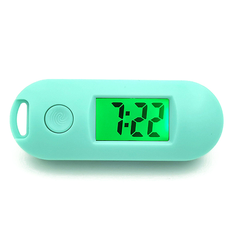 Mini Portable Silent Luminous ABS Digital Electronic Clock Student Exam Study Library Pocket Watch Green Backlight LCD Display ► Photo 1/6