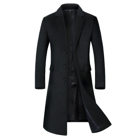 coats for men,A Long Jacket Below The Knee,Men's Overcoat,Men's Coat Windbreaker,Men Coats,Wool Coat Men ,Long Coat Men ► Photo 1/6