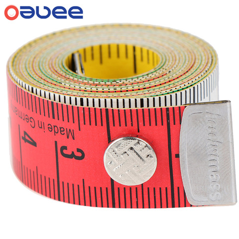 Oauee 1.5m Body Measuring Ruler Sewing Tailor Tape Mini Measure Soft Flat Ruler Centimeter Meter Sewing Measuring Tape ► Photo 1/6