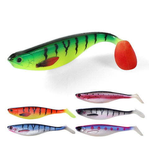 ESFISHING New Soft Lure Shad Bleak Paddle Tail 125mm 20g 4pcs