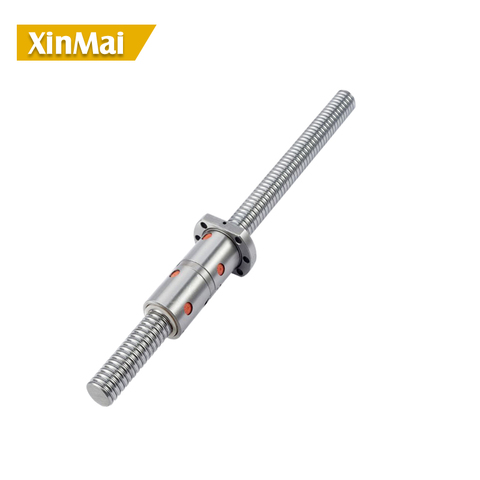 1pcs Any length 500 - 2550 mm RM 3205 Anti Backlash ball screw SFU3205 SFU3210 DFU3205 DFU3210 with Ball Nut Ballnut CNC parts ► Photo 1/5