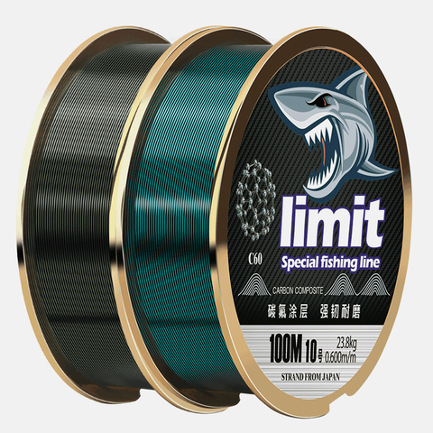 2pcs 100M Carbon Fiber Leader Line Super Strong Multifilament Front Wire Line Fluorocarbon Fishing Line Fly Angeln Thread Pesca ► Photo 1/6