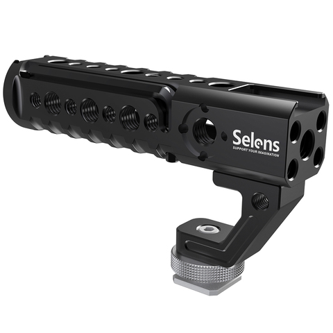 Selens Top Handle with Cold Shoe DSLR Camera Rig 1/4