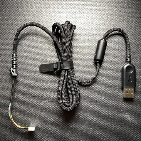 Flexible Gaming Paracord Mouse Cable For Computer Logitech G502 G403 G Pro G302 ZOWIE EC1 2B S1 S2 Fk2b Stress Relief Five Core ► Photo 1/6