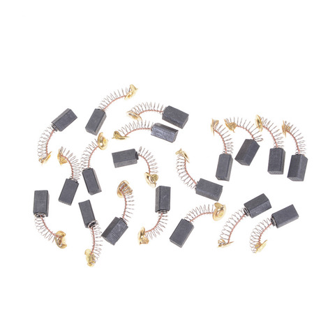 20pcs Mini Drill Electric Grinder Replacement Carbon Brushes Spare Parts For Electric Motors Dremel Rotary Tool 6.5x7.5x13.5mm ► Photo 1/6