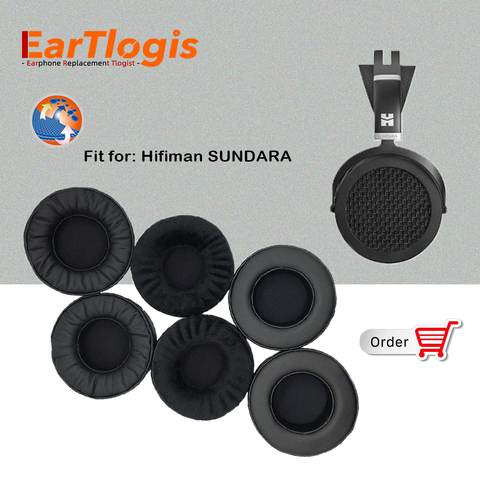 EarTlogis Replacement Ear Pads for Hifiman SUNDARA Headset Parts Earmuff Cover Cushion Cups Pillow ► Photo 1/6