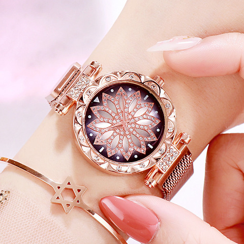 2022 Women Watches Magnetic Female Clock Luxury  Fashion Ladies Quartz Wrist Watch reloj mujer relogio feminino ► Photo 1/5