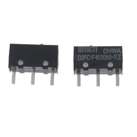 2022 New 2Pcs Original Mouse Micro Switch D2FC-F-K(50M)-RZ Green Dot 50 Millions click lifetime for Razer ► Photo 1/5