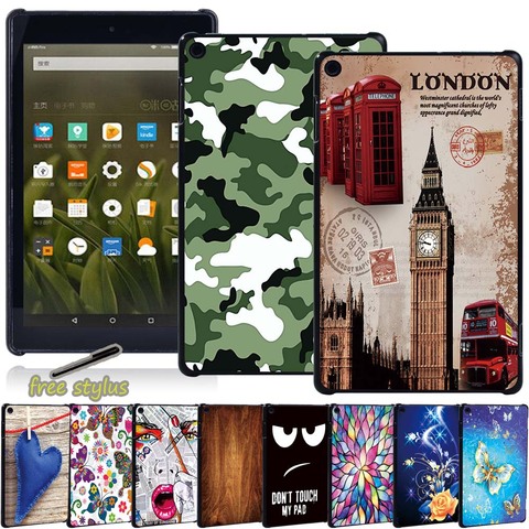 Anti-fall Tablet Case for Amazon Fire 7 (5th/7th/9th Gen)/Fire HD 8(2016/2017/2022)/Fire HD 10(2015/2017/2022) with Alexa ► Photo 1/6