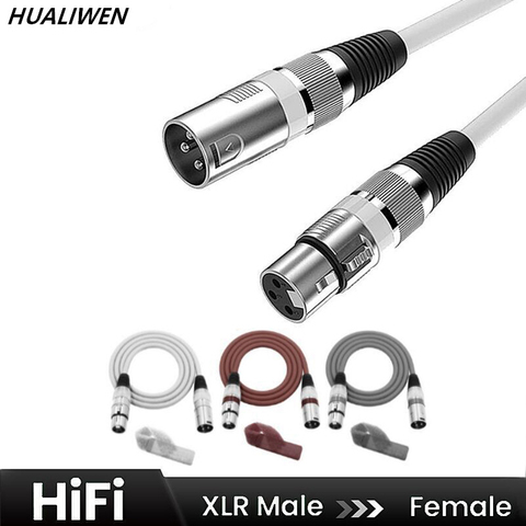 XLR Cable Karaoke Microphone Sound Cannon Cable Plug XLR Extension Mikrofon Cable for Audio Mixer Amplifiers XLR Cord ► Photo 1/6