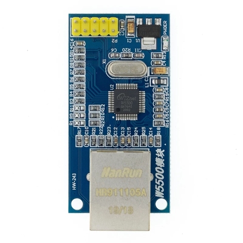 W5500 Ethernet network module hardware TCP / IP 51 / STM32 microcontroller program over W5100 A32 ► Photo 1/6