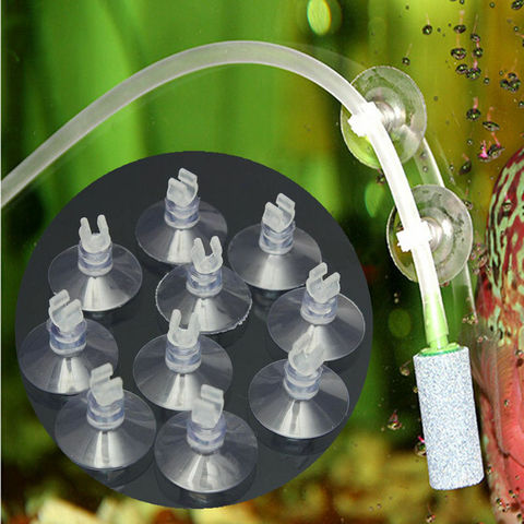 10Pcs x Aquarium Fish Tank Suction Cup Sucker For Air Line Tube Hose Pump ► Photo 1/6