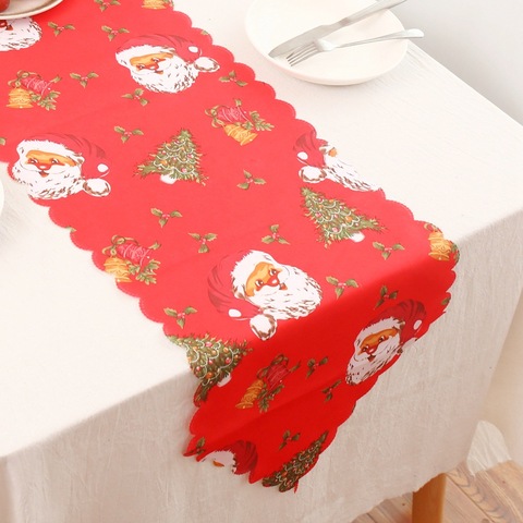 New Year 2022 Table Decorations Table Runner Ornaments Christmas Decorations for Home Navidad 2022 Noel Natal Dinner Party Decor ► Photo 1/6