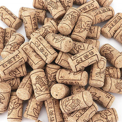 50 100 Pcs Wine Corks Stopper Natural Reusable Functional Portable Wine Cork Straight Stopper for Bottling of Wines or Crafting ► Photo 1/6