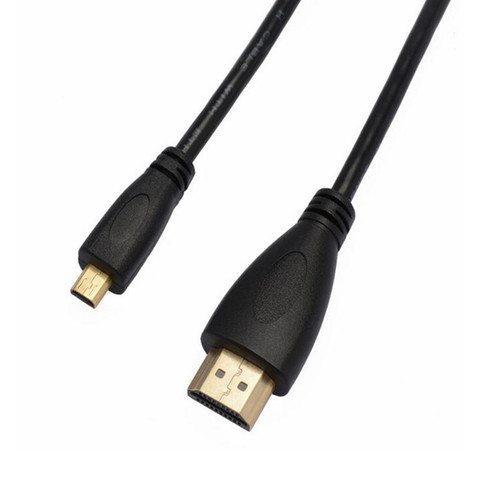 Micro HDMI to HDMI Cable 1M 2m 3m 5m 3D 4K Male-Male High Premium Gold-plated HDMI Adapter for Tablet HDTV Camera PC ► Photo 1/4