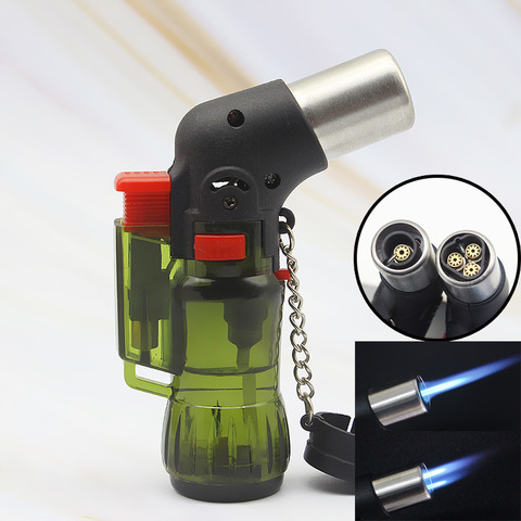 Spray Gun Gas Lighters Cigarette Torch/ Turbo Lighter 1300C Jet Butane Gadgets for Men Unusual Lighters Smoking Accessories ► Photo 1/6