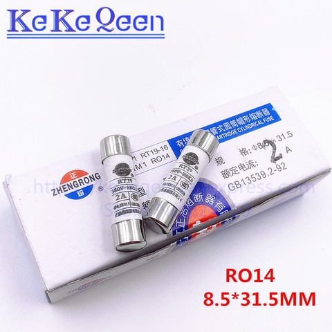 5PCS/LOT  8.5*31.5 Fast blow Ceramic Fuse 8.5x31.5mm Fuse 380V/500V 0.5A 1A 2A 3A 4A 5A 6A 8A 10A 16A 20A 25A 32A 40A RO14 RT29 ► Photo 1/6