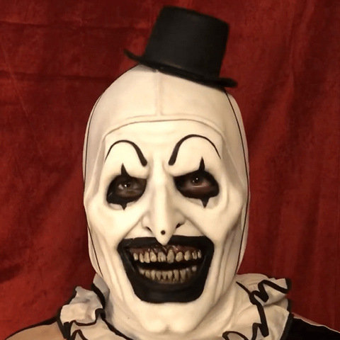 Joker Latex Mask Terrifier Art The Clown Cosplay Masks Horror Full Face Helmet Halloween Costumes Accessory Carnival Party Props ► Photo 1/6