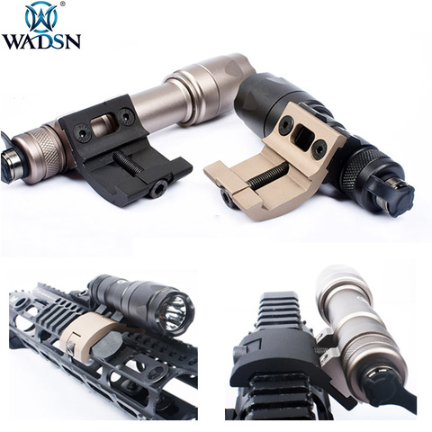 WADSN Airsoft Tactical Weapon Scoutlight Mount for Surefir M600C M600 M300A M300B Hunting Flashlight Mount Fit Picatinny Rail ► Photo 1/6
