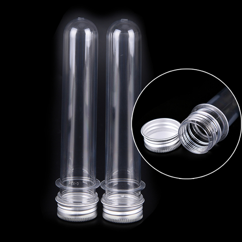 Empty Clear Pet Cosmetic Tube Portable Transparent Mask Bath Salt Test Bottle 40ml Plastic Tube With Aluminum Cap ► Photo 1/6