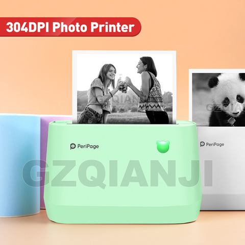 Peripage Photo Printer A9 PRO 80mm Thermal Pocket Mini Printer Bluetooth Wireless Portable Label Printer with Free APP for Phone ► Photo 1/6