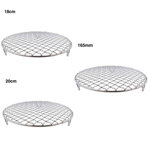 1 piece outdoor Grill pan Grill mesh steam rack 304 stainless