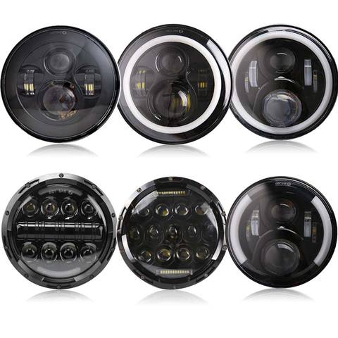 2pcs Auto Wrangler JK 7inch Halo Car Accessories 7