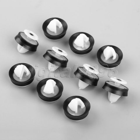 10pcs Interior Door Panel Card Trim Clips Auto Fastener Clip Plastic Rivets For Citroen C2 C8 C3 C4 Picasso Peugeot 307 206 508 ► Photo 1/6