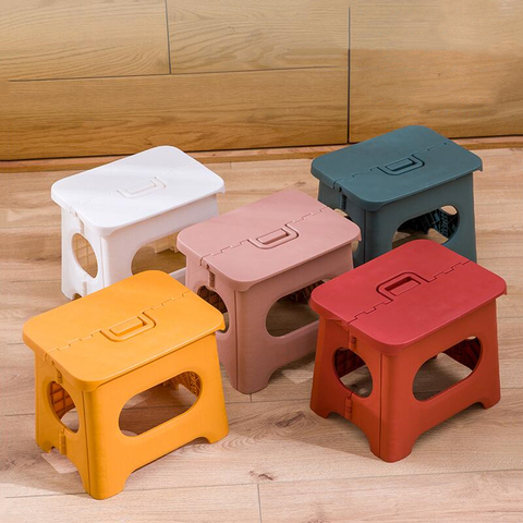 Folding Step Home Folding Chairs Indoor Fold stool Children's Stool Children Chair Kids Adult Garden Bathroom Foldable Stool ► Photo 1/6