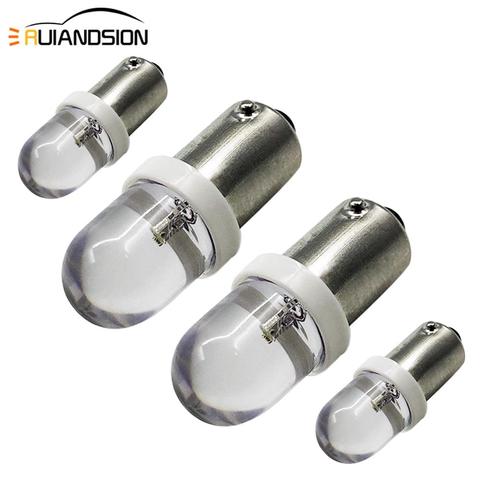 4PCS/LOT BA9S T4W  H6W BAX9s BAY9S H21W 1 F5 LED Cool White Light Bulb for Car DC6V 12V 24V 10lm ► Photo 1/6