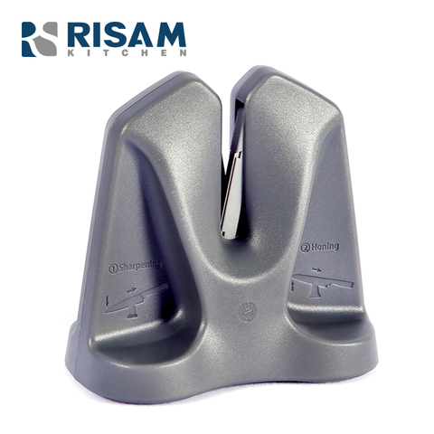 RISAMSHA Kitchen Knife Sharpener Elastic Structure Grinder Carbide Knife sharpener RM011 ► Photo 1/6