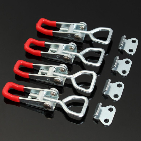 2/4/6 pcs Adjustable Toolbox Case Metal Toggle Latch Catch Clasp Quick Release Clamp Anti-Slip Push Pull Toggle Clamp Tools ► Photo 1/6