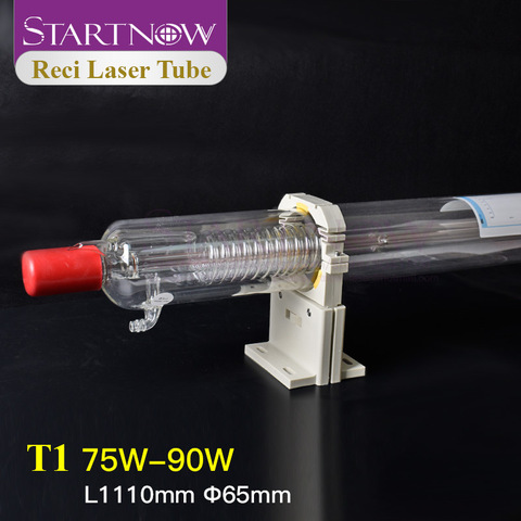 Startnow T1 Reci CO2 Laser Tube 75W Dia. 65mm Wooden Packing For CO2 Laser Lamp Engraving Machine Marking Cutter Spare Parts ► Photo 1/6